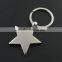 Super Quality Cheapest Star Shaped Metal Keychain