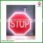 highway solar traffic sign with LED light