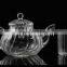 Hot Product Heat Resistant Borosilicate Squash Shape glass teapot/tea pot