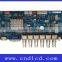 VGA HDMI USB BNC CCTV Remote Control Monitor Controller Driver Main Motherboard with real-time clock Solution