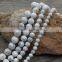 6/8/10/12mm Natural White Turquoise Beads Bulk Loose Turquoise Stones for Bracelets for Sale