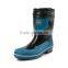 fashion design cheap cold-proof waterproof rubber boots with removable warm sock used as outdoor work boots in winter