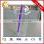Disposable transparent pp plastic cup with purple straw