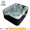 Most Fashion Promotion lucite acrylic spa bath tub with CE approved for 3 aud adults