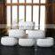 New design succulent samll white ceramic flower pots wholesale