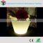 Rechargeable Luminous Home/garden/outdoor Decorative Round Led Pot/vase