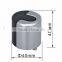 Door Accessories Base Floor Mounted Zinc Alloy Door Stopper