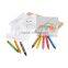 set with 8 pastels and 8 colouring cards with box