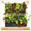 Wholesale Living wall felt planter bag garden green wall 4 pockets hanging vertical wall garden planter