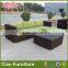 round wicker colonial style rattan sofa sets