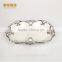 Wholesale golden electroplating fruit departed plate,electorplate golden plate ceramic material