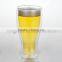 Double Wall Beer Glass Beer Shaped Glass Cup