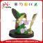 revolving pen holder with zebra figurine