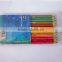 Graphite wood color pencil with eraser