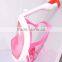 silicone diving mask full face snorkel mask collapsible easy to breath