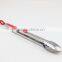 Red Silicone Handle Stainless Steel Tong Barbecue Tong
