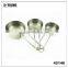 42146 3 pcs Stainless Steel Nesting Measuring Cups and Spoons Set