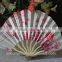 Best gift bamboo fabric hand fan