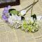 single stem fabric wholesale wedding decoration flower silk artificial hydrangea