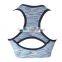 OEM custom women seamless shockproof racerback stretch yoga bra