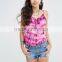Tie Cami With Crochet Trim on the bottom in rayon fabric