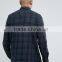 Long Sleeve Point Collar Two Chest Pocket Mens Pre-Shrunk 100% Cotton Breathable Comfort Fit Casual Check Shirts