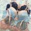 Hot imagic sexy penty in nylon for women sponge bra