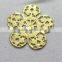 metal flower jewelry parts brass flower jewelry accessories hollow out metal flower garment accessories