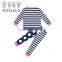 Kids Panda Long Sleeves T-shirt Strip Dot Mixture Pants The Striped Pajamas Sets