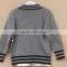 wholesale hand knitted v-neck school uniform cardigan sweaters