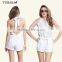 ladies wholesale clothing white halter neck women jumpsuit 2016, jumpsuit fashion new design, women clothes