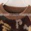 Army Green Round Neck Boys Combat Pullover Sweater