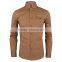 2017 fashion 100%cotton long sleeve stand collar custom men oxford shirt
