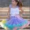 Hot sale children Fluffy baby girls ballet tutu for American Market pink prifessional ballet girls tutu skirts high quality tutu