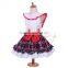 tartan crop top and skirt set spanish baby clothing