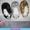 Fancy lady slipper winter plain design solid paillette bedroom warm slippers