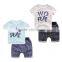 Wholesale Quality Cotton Printing Kids Sport Clothes Set