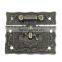 Antique Bronze Pattern Carved Jewelry Box Hasp Latch Lock Decorative Hasp