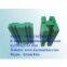 Plastic friction-resistant plastic wear strip guide rail