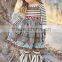 2017 fall little gir lboutique dress doll collar polka dot