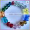 Fashion Hot sale Colourful Glass crystal Bead bracelet friendship Jewelry