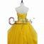 Movie Beauty and the Beast Princess Belle Dress For Adult Women Halloween Carnival Party Cosplay