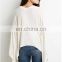 wholesale lace up white poncho embroidered poncho beach poncho for women