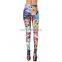 Sublimation printing yoga leggings, ladies gym wear hot sale in Canada