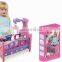 Charming Design Pretend Sweeting Grade Baby Strawberry Rocking Bed Toys Without Doll