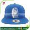 2017 wholesale 5-6 panels white leisure school tourism use 3d embroidery highly customized snapback cap