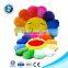 OEM Soft Plush Emoji Cushion Flower Shape Throw Pillow Promotion Gift Smiley Emoji Pillow Kids Toy