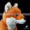 Fox sitting animal soft fluffy plush stuffed EN71 custom toy