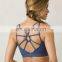 new design crop top yoga fitness sports girl sexy bra panty set images