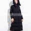 T-WJ019 French Style Women Long Hooded Mid-Calf Length Jacket Coat